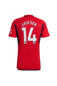 Fotbalové Dres Manchester United Christian Eriksen #14 Domácí Oblečení 2023-24 Krátký Rukáv